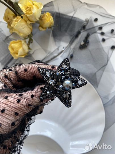 Брошь звезда