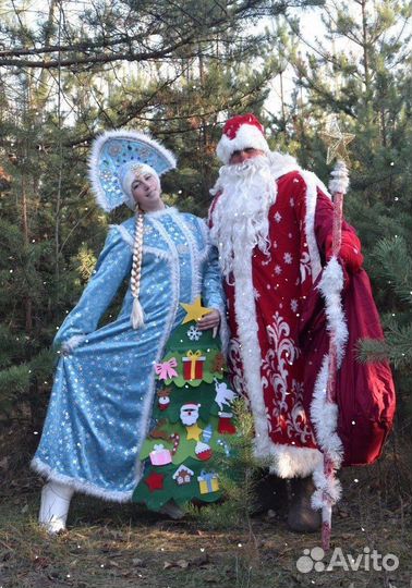 Дед Мороз и Снегурочка аниматоры