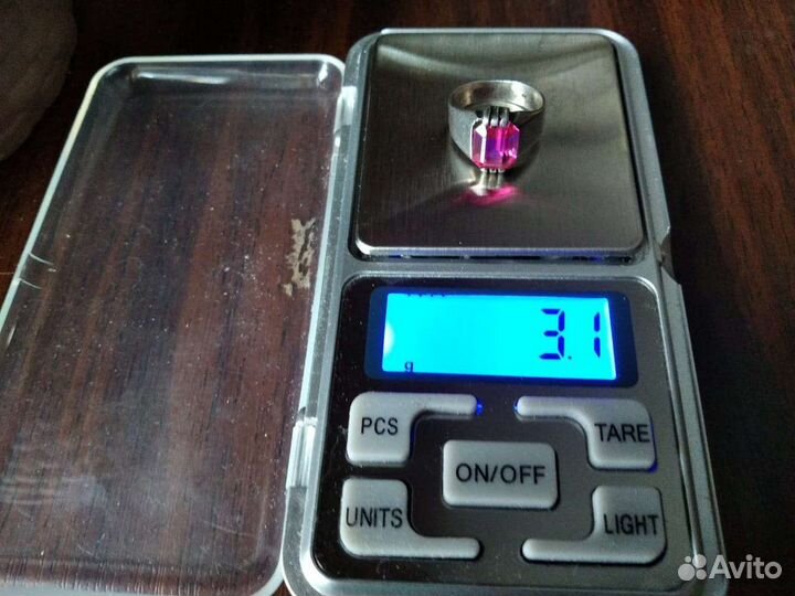 Серебряное кольцо женское 875 пробы