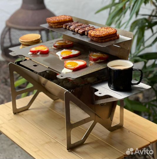 Мангал,гриль разборный оти,сталь 2мм