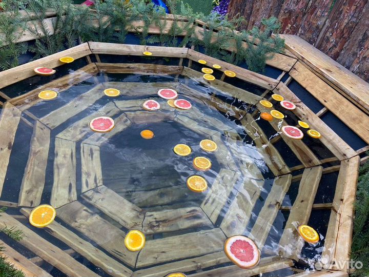 Баня на дровах, сауна, мангальная зона