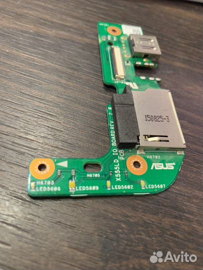 Правая плата usb x555ld дефект