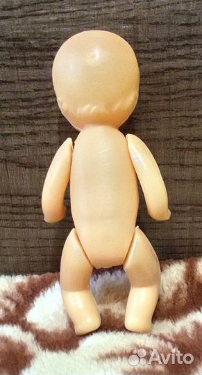 Кукла Леночка пупс 15смрельефные волосы аским СССР