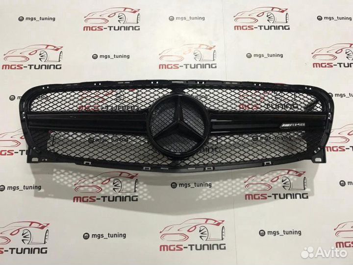 Решетка GLA в стиле AMG 45 Black + амг 17+