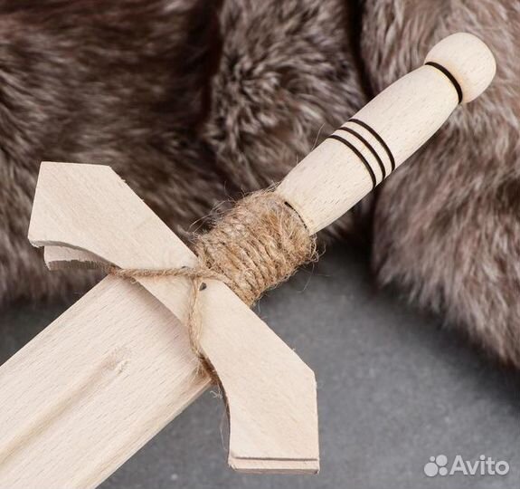 Меч деревянный из бука 35 см