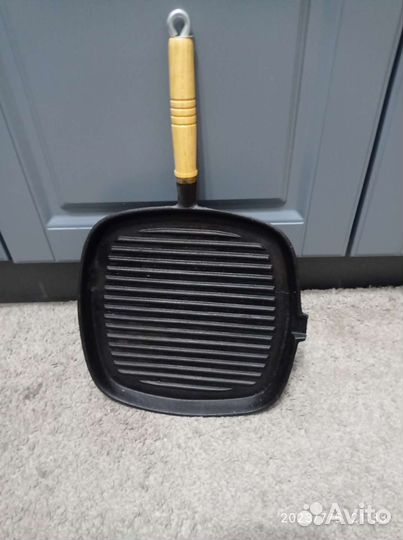 Чугунная сковорода гриль