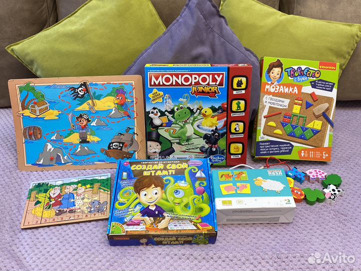 Настольные игры: монополия junior,bondibon,Dodo