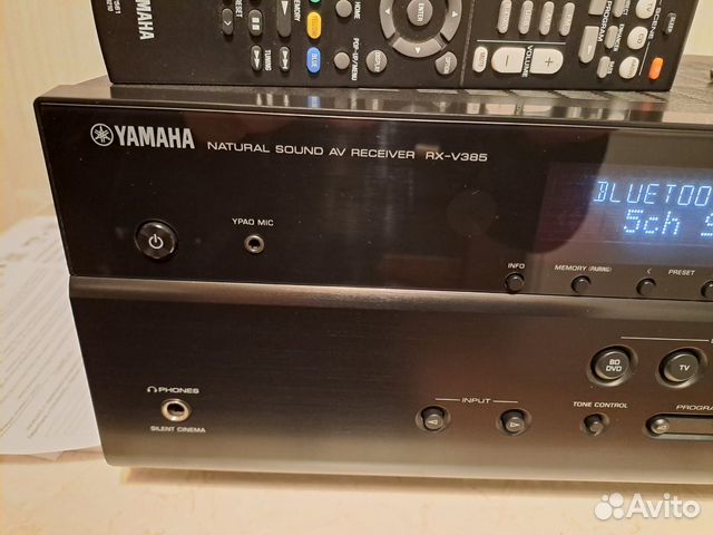 Ресивер yamaha RX-V385 4К Bluetooth USB hdmi 2.0