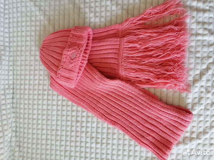 Комплект шапка и шарф женский