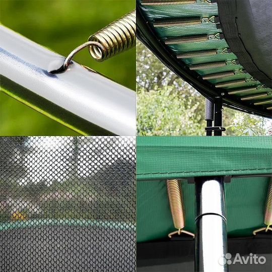 Батут с защитной сеткой 