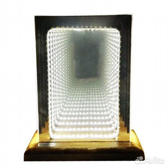 Светодиодный крафтовый 3D-светильник сумракoff 9.6