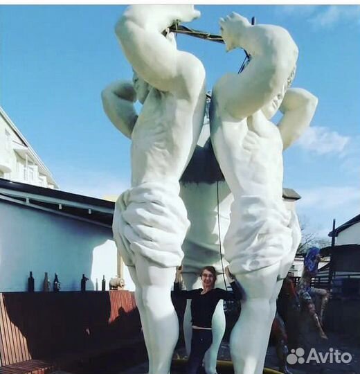 Атлант скульптура ангел