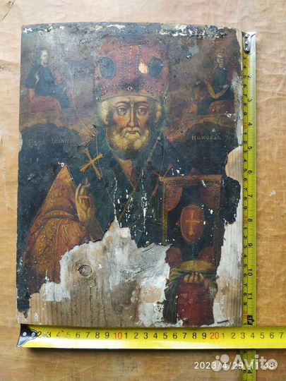 Икона Николай Чудотворец(фрязь)