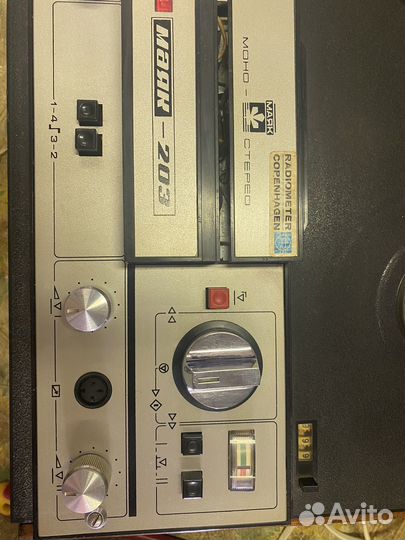 Катушечный магнитофон Маяк 203