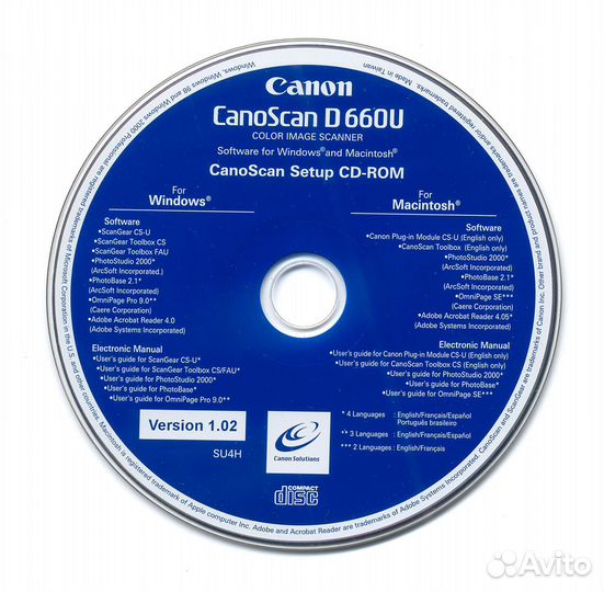 Планшетный сканер Canon