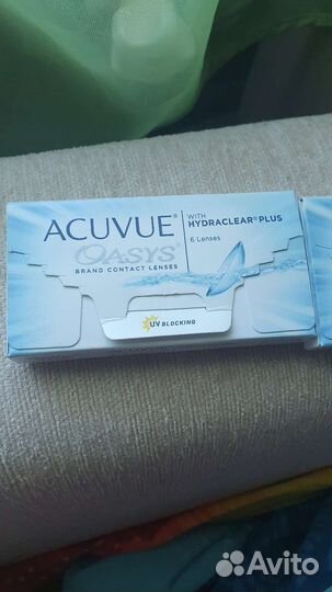 Линзы контактные acuvue oasys