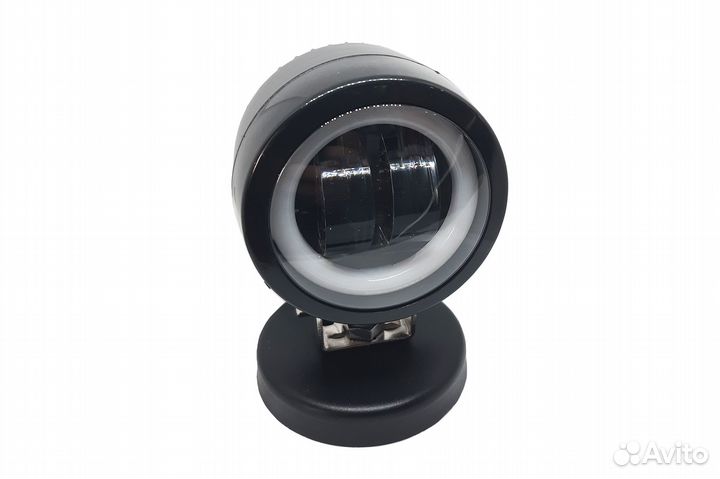 Прожектор 9-32V 20W 2SMD круглая 75x75mm ближний