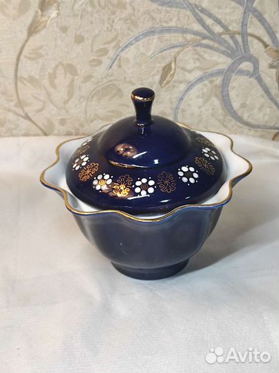 Ваза конфетница СССР Бронницы