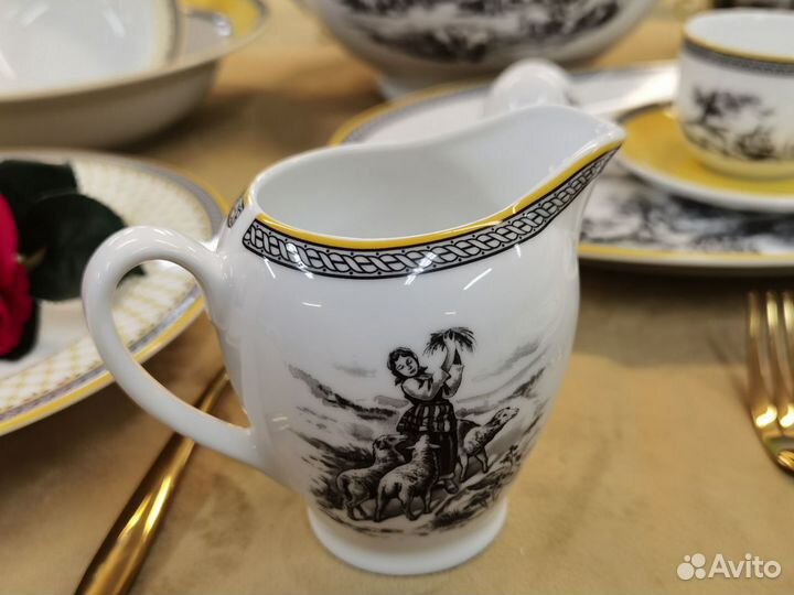 Сервиз чайно-столовый 102пр Village в стиле Audun