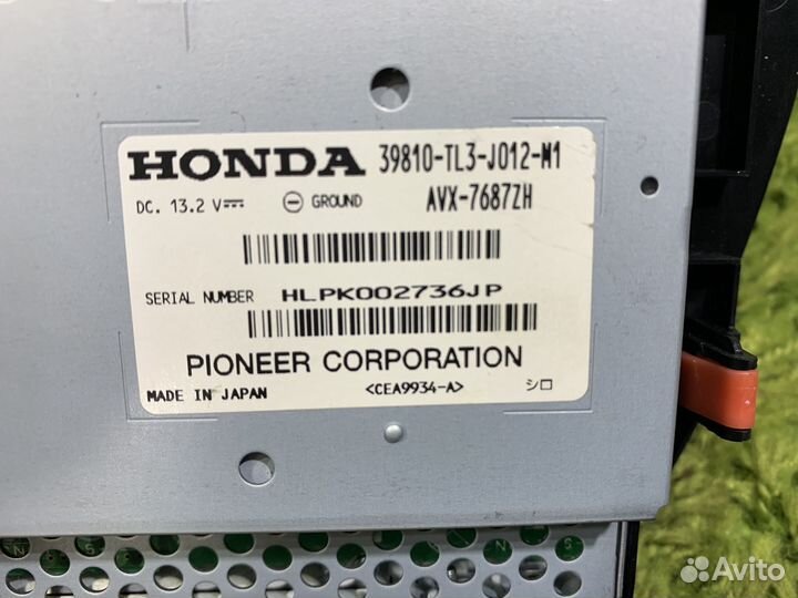 Монитор дисплей информационный Honda Accord 8