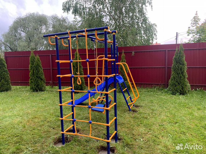 Детская площадка для дачи с горкой 2м
