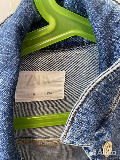 Джинсовая куртка zara для девочки