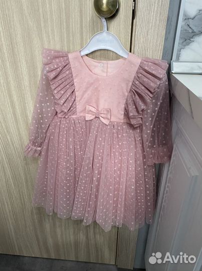 Платье для девочки 92
