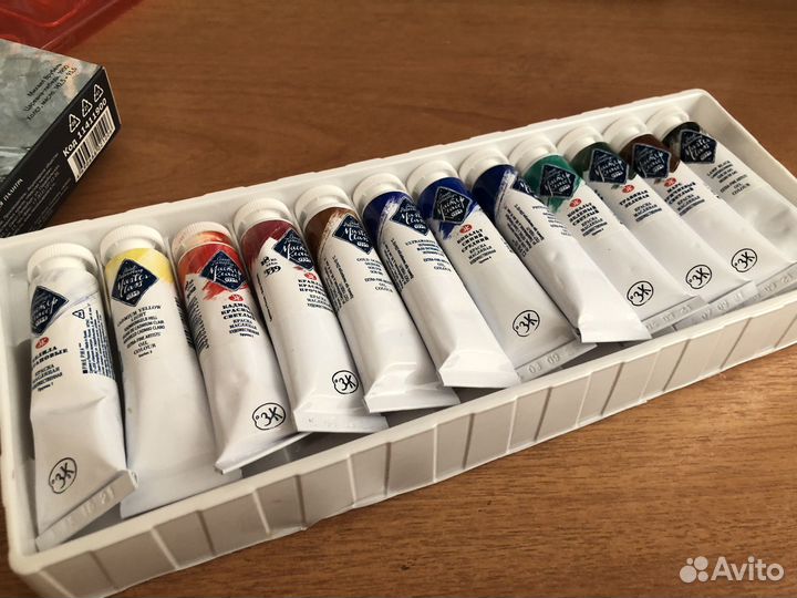 Набор масляных красок невская палитра 12 цветов