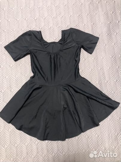 Купальник гимнастический с юбкой и лосины 146-152