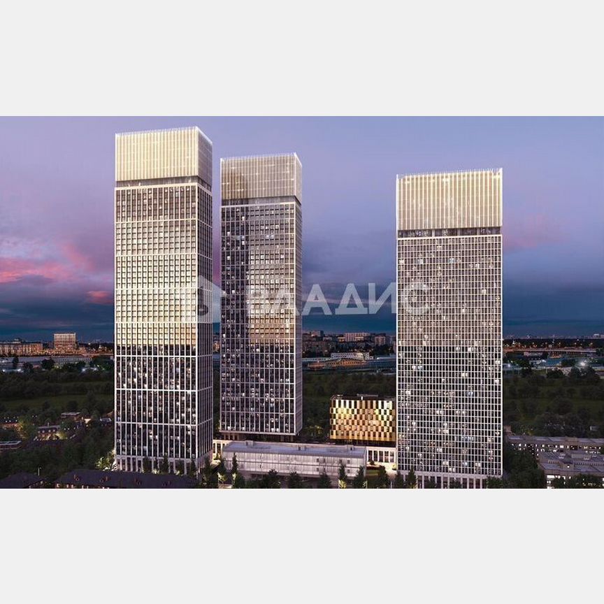 2-к. квартира, 67,1 м², 32/58 эт.