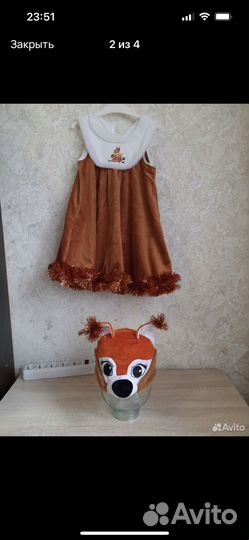 Костюм белки