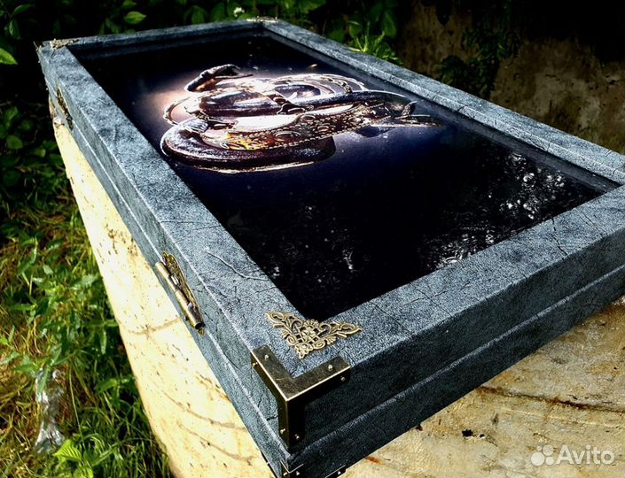 Нарды под стеклом