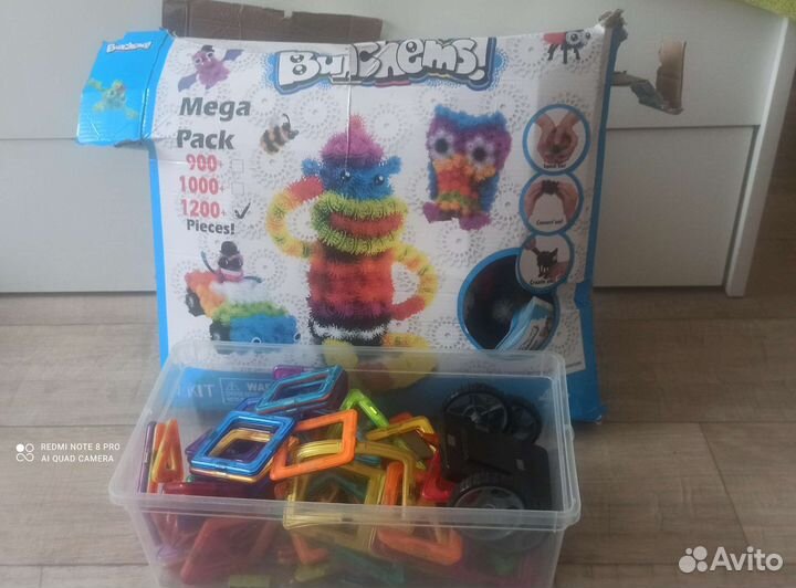 Конструктор банчемс+ магнитный конструктор