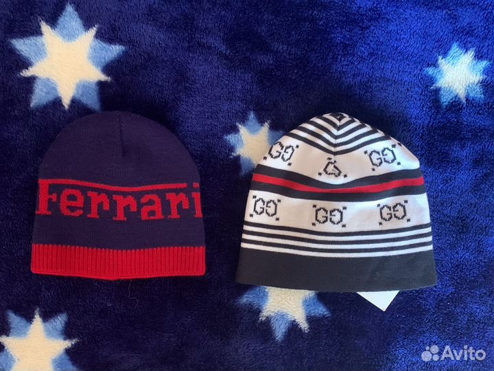 Шапка с шарфом