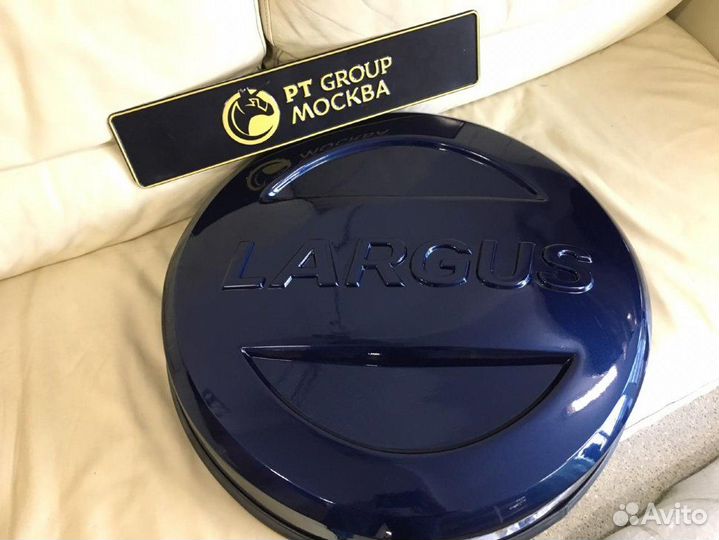 Колпак на запасное колесо LADA largus синий