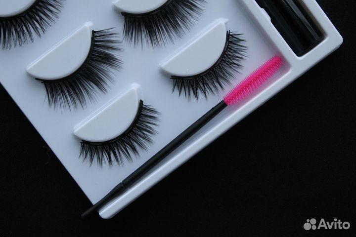 Набор ресницы с магнитами с магнитной подводкой