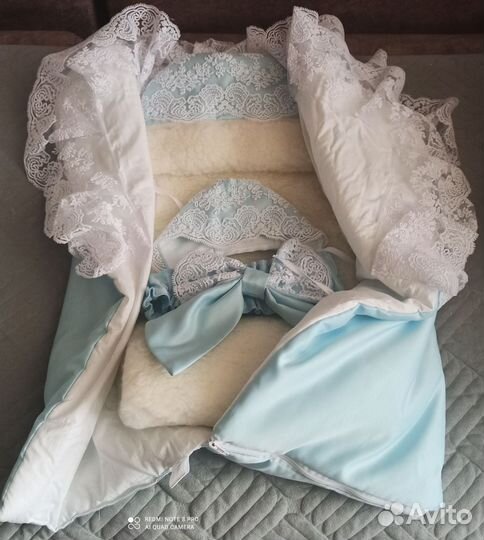 Конверт на выписку зимний для мальчика