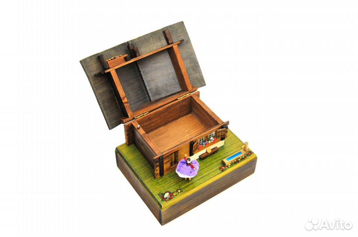 Reuge Музыкальная Шкатулка с Балериной Горное Шале