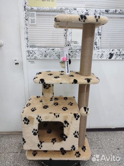 Домик когтеточка для кошек Том и Джерри