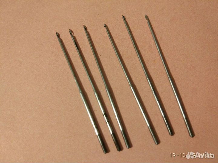 Крючки с язычком для коврового плетения