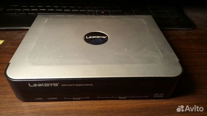 Телефонный VoIP/SIP шлюз Сisco (Linksys) SP8000