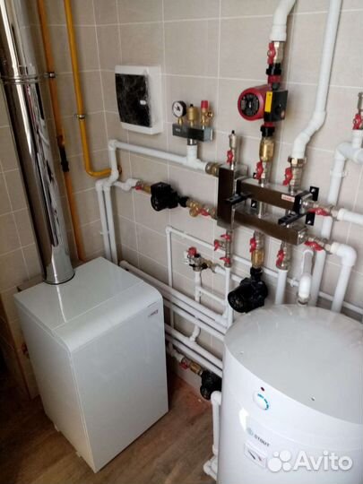 Монтаж Теплый пол Отопление Радиаторы Вода Канали