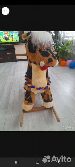 Детская лошадка качалка