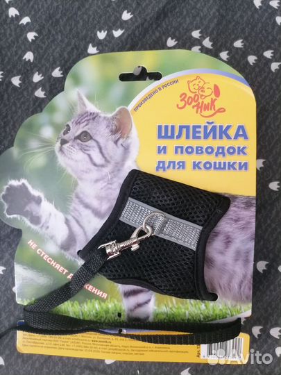 Шлейка и поводок для котят