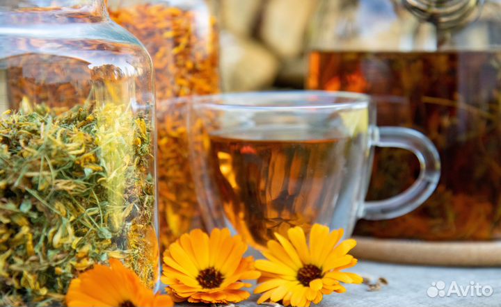 Иван чай ферментированный + зверобой + календула