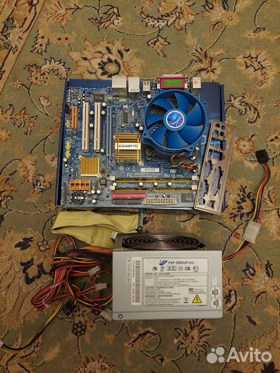 Процессор + мат. плат + бп