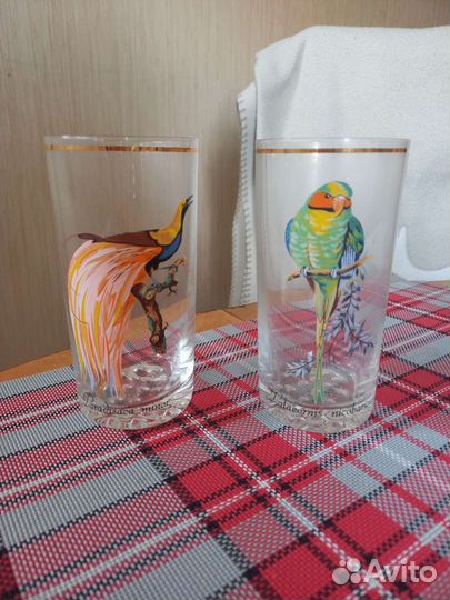 Хрустальные стаканы богемия