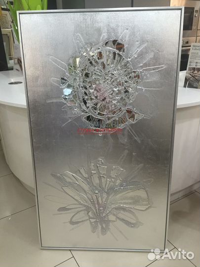 223912 Панно Franco Bertozzini Vision B argento