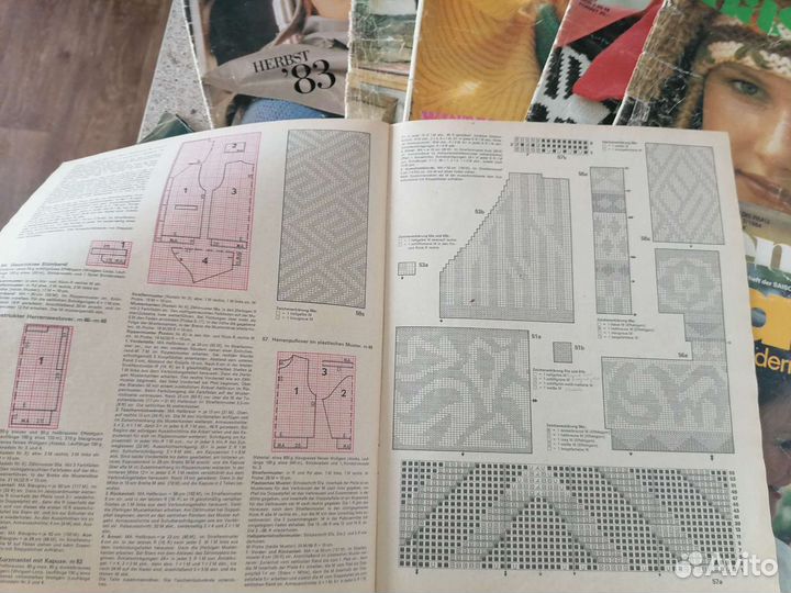 Оригинальные журналы по вязанию раритет 1983 год г