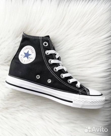 Кеды Converse All Star Mid (Black & White)